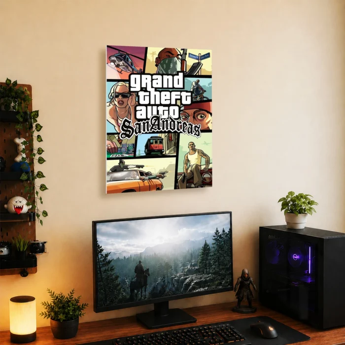 GTA V Metal Poster Wall Decor - A - Image 4