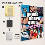 GTA: San Andreas Metal Poster Wall Decor - Image 2