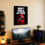 AU Red Crewmate Metal Poster Wall Decor - Image 5