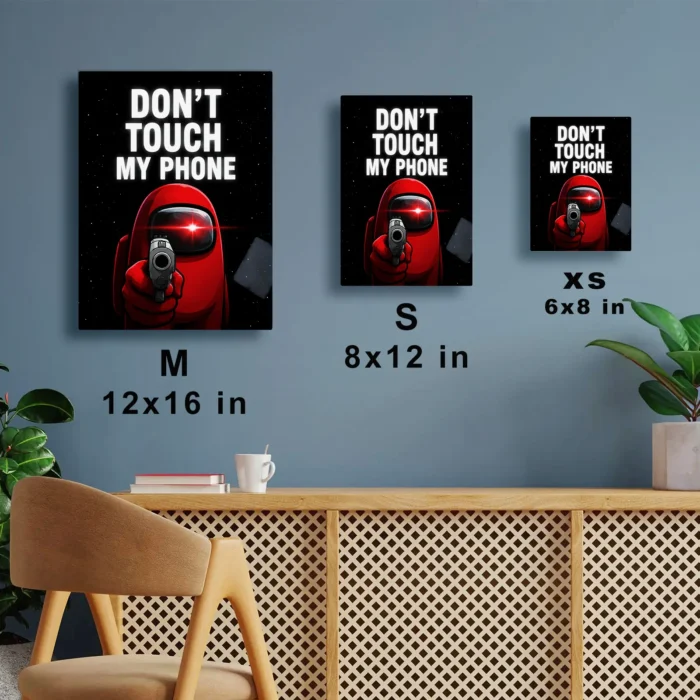 AU Red Crewmate Metal Poster Wall Decor - Image 7