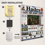 Hades Metal Poster Wall Decor - Image 2