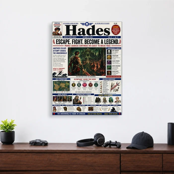 Hades Metal Poster Wall Decor - Image 3