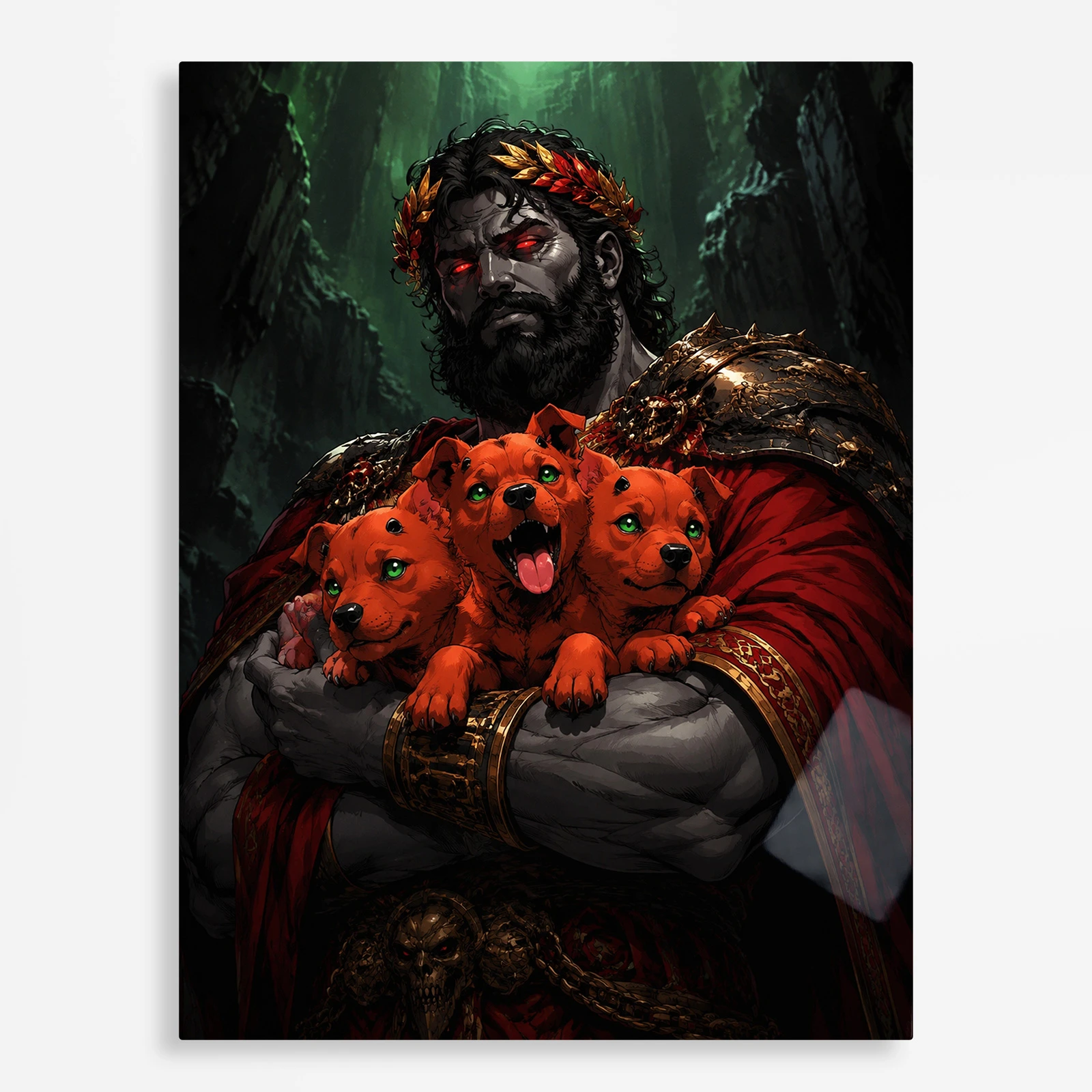 video game metal poster (113) s1 Hades Metal Poster Wall Decor - Image 1
