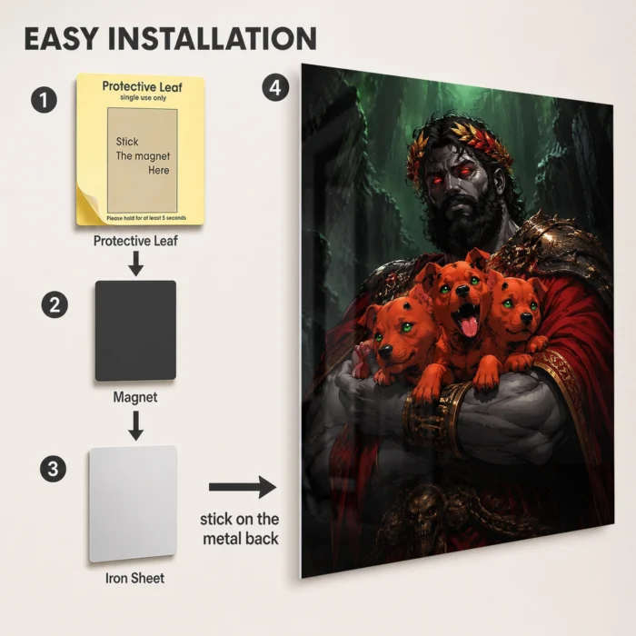 Hades Metal Poster Wall Decor - Image 2