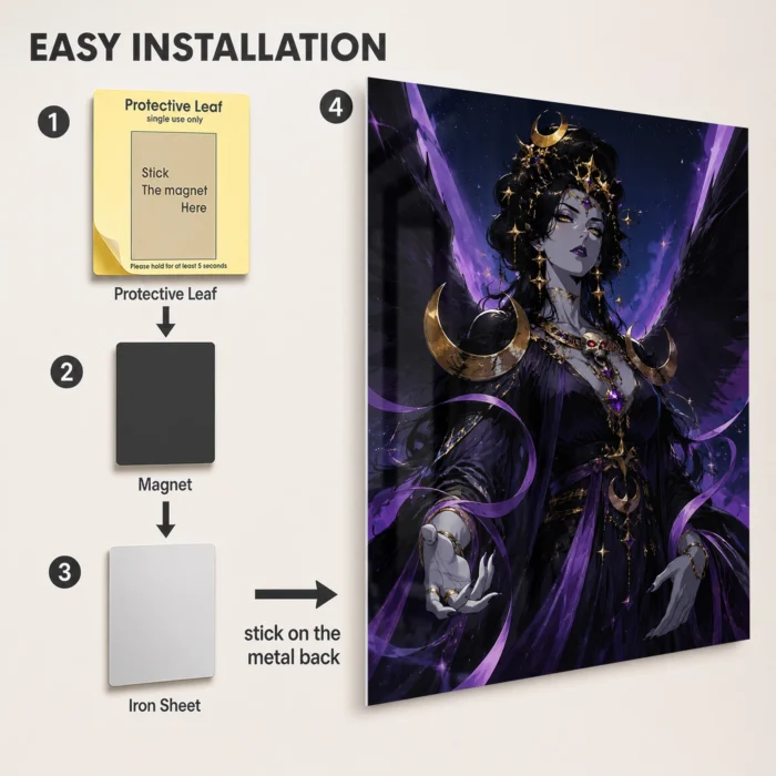 Hades Nyx Metal Poster Wall Decor - Image 2