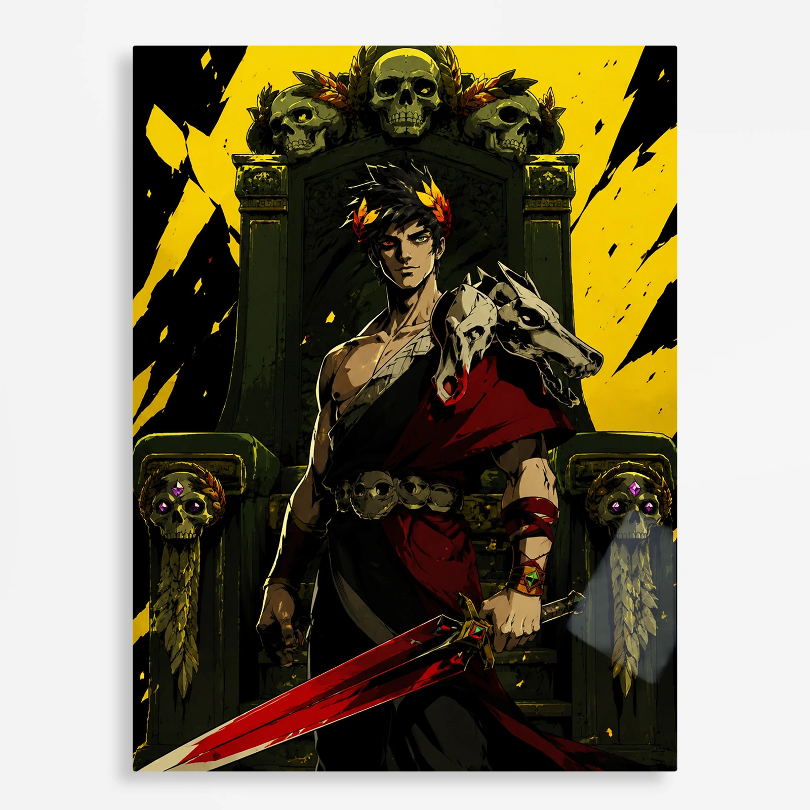 video game metal poster (115) s1 Hades Zagreus Metal Poster Wall Decor - A - Image 1