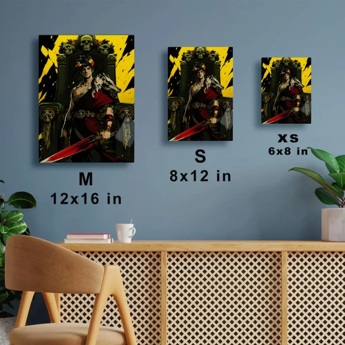 Hades Zagreus Metal Poster Wall Decor - A - Image 7
