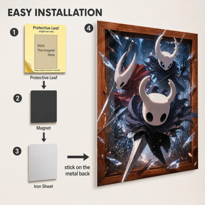 HK Metal Poster Wall Decor - Image 2