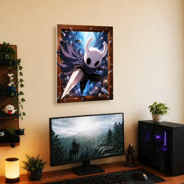 HK The Knight Metal Poster Wall Decor - Image 4
