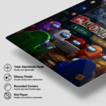 AU Metal Poster Wall Decor - J - Image 6