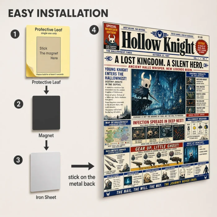 HK Metal Poster Wall Decor - A - Image 2
