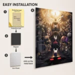 HK Metal Poster Wall Decor - B - Image 2