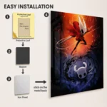 HK The Knight Metal Poster Wall Decor - B - Image 2
