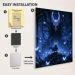 HK The Knight Metal Poster Wall Decor - C - Image 2