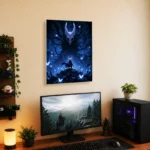 HK The Knight Metal Poster Wall Decor - C - Image 4