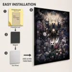 HK Metal Poster Wall Decor - D - Image 2