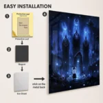 HK The Knight Metal Poster Wall Decor - D - Image 2