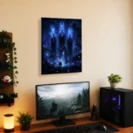 HK The Knight Metal Poster Wall Decor - D - Image 4