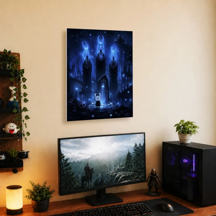 HK The Knight Metal Poster Wall Decor - D - Image 4