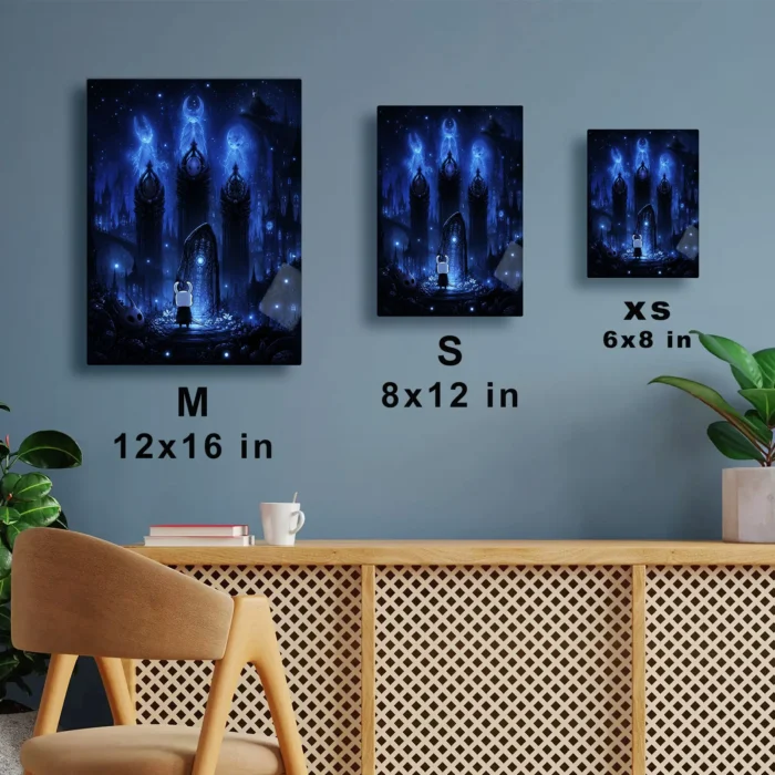 HK The Knight Metal Poster Wall Decor - D - Image 6
