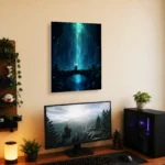 HK The Knight Metal Poster Wall Decor - E - Image 4