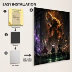 HK Metal Poster Wall Decor - E - Image 2