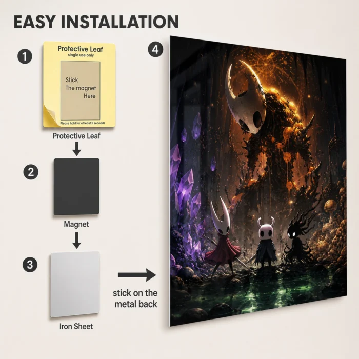 HK Metal Poster Wall Decor - E - Image 2
