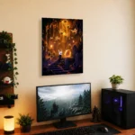 HK The Knight Metal Poster Wall Decor - G - Image 5