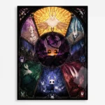 HK The Knight Metal Poster Wall Decor - H