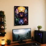 HK The Knight Metal Poster Wall Decor - H - Image 4