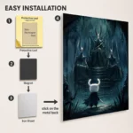 HK Metal Poster Wall Decor - F - Image 2