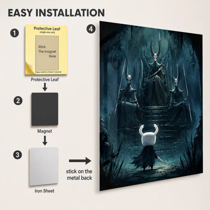 HK Metal Poster Wall Decor - F - Image 2
