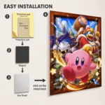 Pink Hero Metal Poster Wall Decor - Image 2