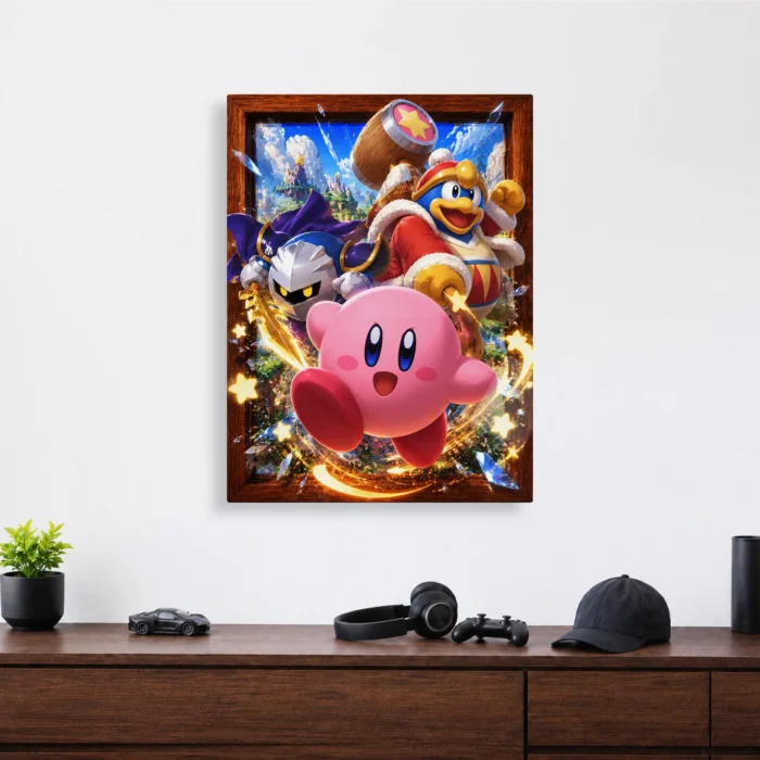 Pink Hero Metal Poster Wall Decor - Image 4