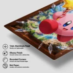 Pink Hero Kirby Metal Poster Wall Decor - Image 6