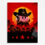 Pink Hero Kirby Metal Poster Wall Decor - B