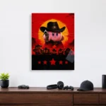 Pink Hero Kirby Metal Poster Wall Decor - B - Image 3