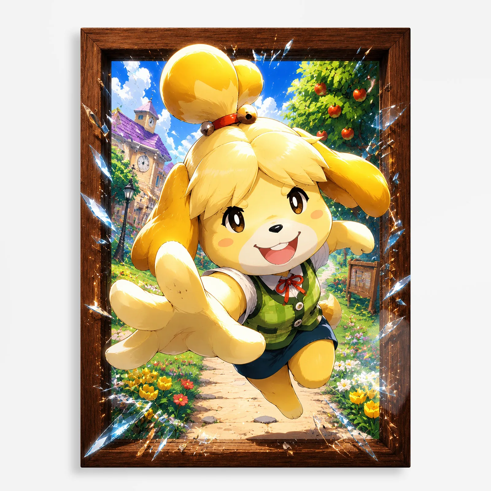 video game metal poster (14) s1 AC Isabelle Metal Poster Wall Decor - Image 1