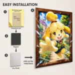 AC Isabelle Metal Poster Wall Decor - Image 2