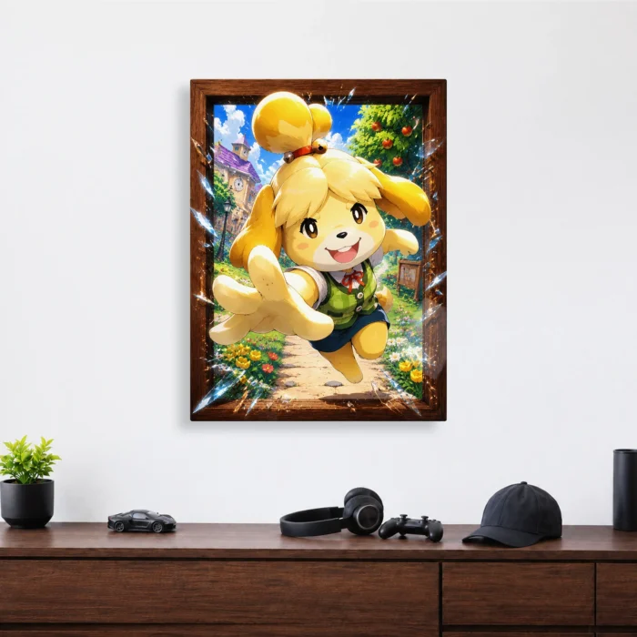 AC Isabelle Metal Poster Wall Decor - Image 3