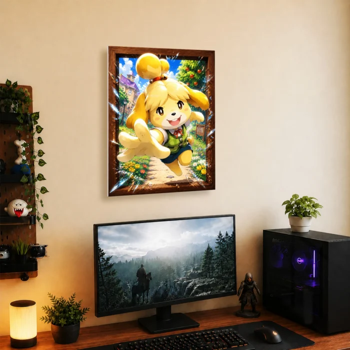 AC Isabelle Metal Poster Wall Decor - Image 4