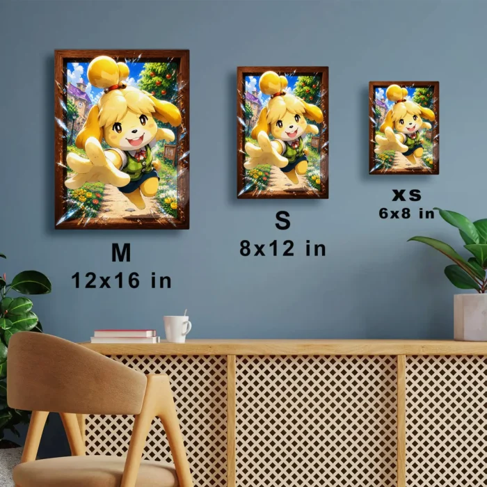 AC Isabelle Metal Poster Wall Decor - Image 6