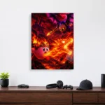 Pink Hero Kirby Metal Poster Wall Decor - C - Image 4