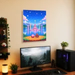 Pink Hero Kirby Metal Poster Wall Decor - D - Image 5