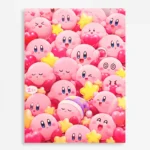 Pink Hero Kirby Metal Poster Wall Decor - E