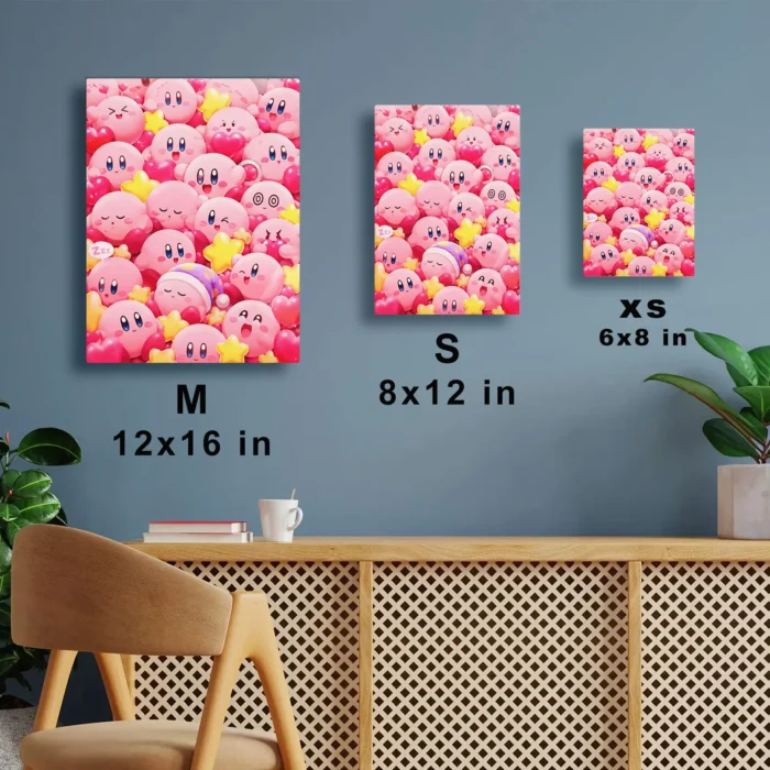 Pink Hero Kirby Metal Poster Wall Decor - E - Image 6