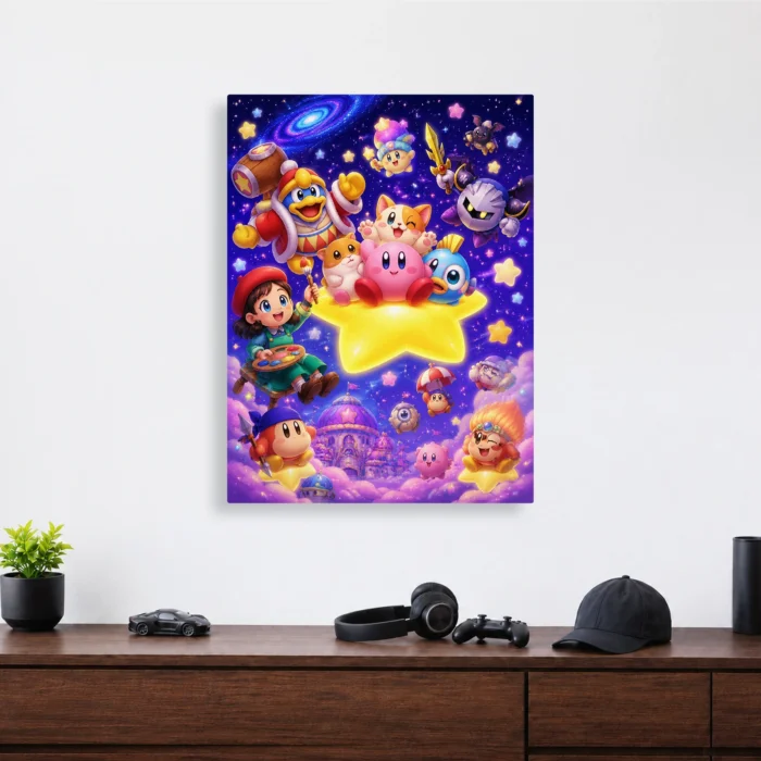 Pink Hero Metal Poster Wall Decor - B - Image 4