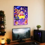 Pink Hero Metal Poster Wall Decor - B - Image 5