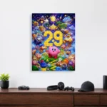 Pink Hero Metal Poster Wall Decor - C - Image 3