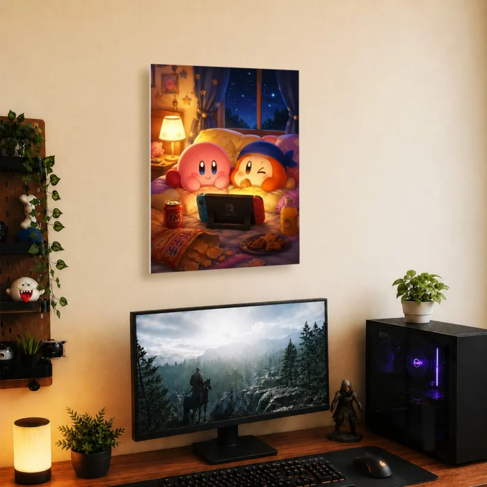 Pink Hero Metal Poster Wall Decor - D - Image 4